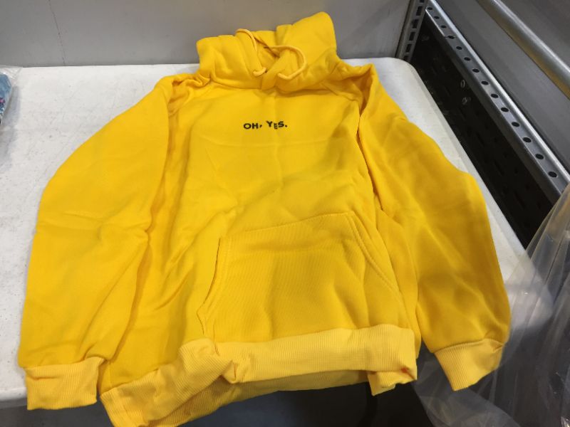 Photo 1 of LARGE YELLOW HOODIE/SWEATER