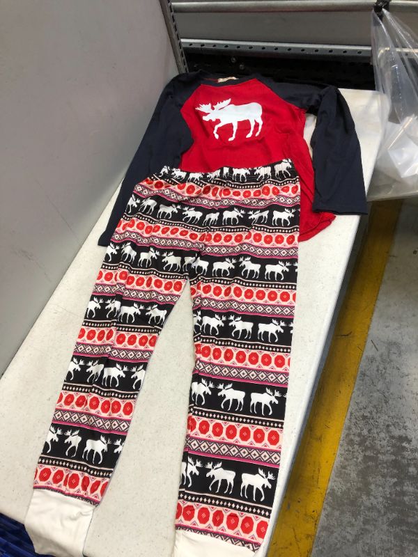 Photo 1 of CHRISTMAS PAJAMAS SET REINDEER XL RED/NAVY BLUE 2 PCK