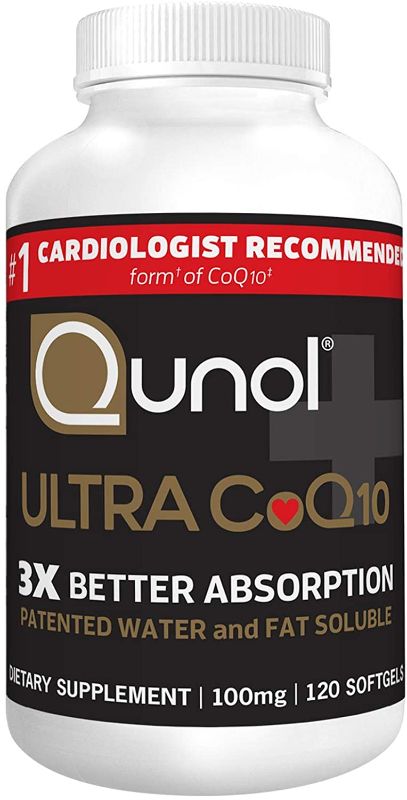 Photo 1 of Qunol Ultra CoQ10 100mg, 3x Better Absorption, Patented Water and Fat Soluble Natural Supplement Form of Coenzyme Q10, Antioxidant for Heart Health, 120 Count Softgels
EXP 05/2025