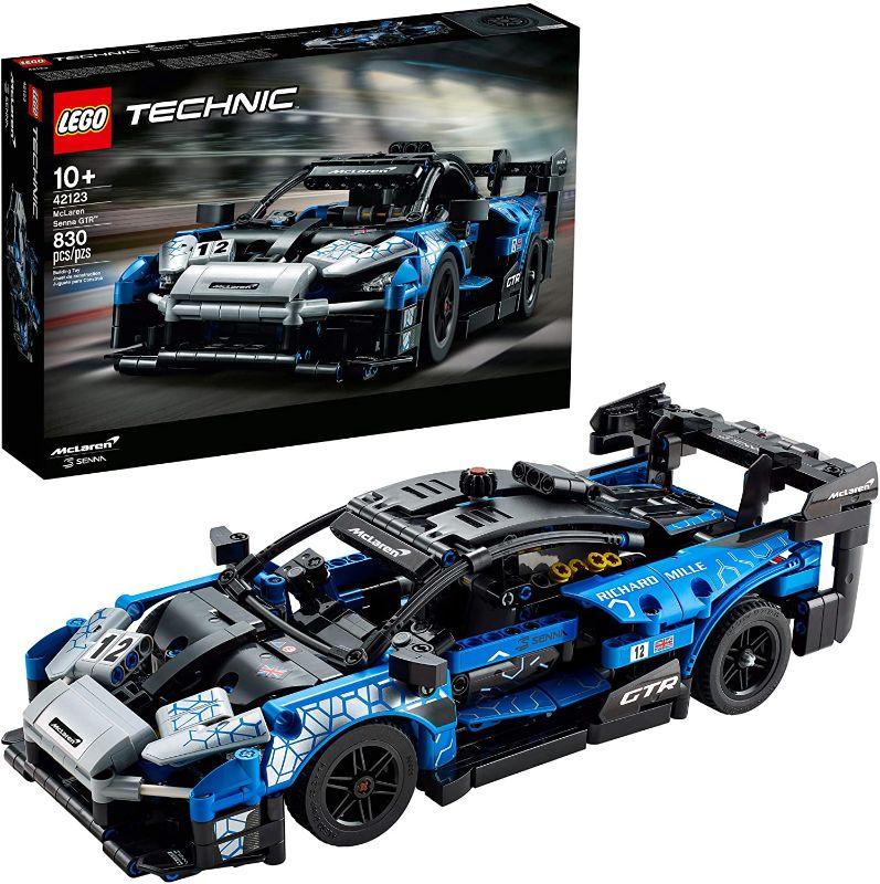 Photo 1 of LEGO Technic McLaren Senna GTR 42123 Toy Car Model Building Kit; Build and Display an Authentic McLaren Supercar, New 2021 (830 Pieces)
