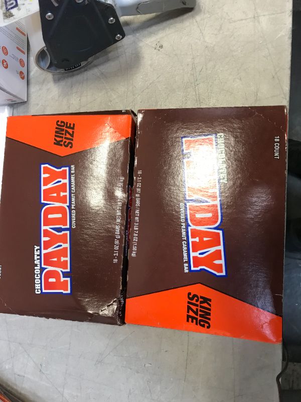 Photo 1 of 2 boxes of king sized chocolate payday