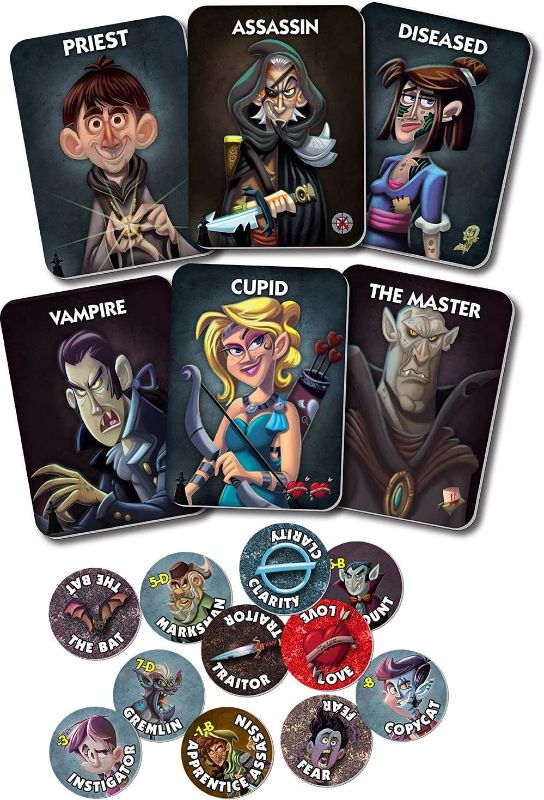 Photo 1 of Bezier Games One Night Ultimate Vampire, Multi-Colored

