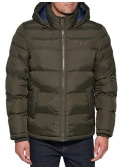 Photo 1 of Tommy Hilfiger Men's Hooded Puffer Jacket size 3XL

