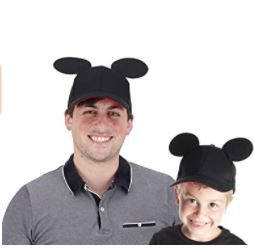 Photo 2 of Disney Mickey Mouse Ears Hat, Set of 2 for Daddy and Me, Matching Adult and Little Boy Baseball Caps size 2-5T
