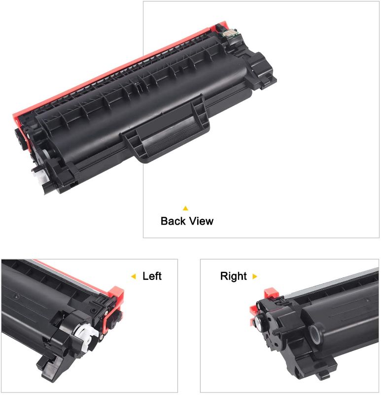 Photo 2 of Toner Bank Compatible Toner Cartridge Replacement for Brother TN760 TN-760 TN730 TN-730 for MFC-L2710DW DCP-L2550DW HL-L2350DW HL-L2390DW MFC-L2750DW HL-L2395DW HL-L2370DW Printer Ink (Black, 4-Pack)
