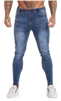 Photo 2 of GINGTTO Men's Ripped Jeans Slim Fit Skinny Stretch Jeans Pants size 32
