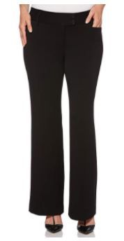 Photo 1 of Rafaella Women's Curvy Fit Gabardine Boot Leg Pant size 10
