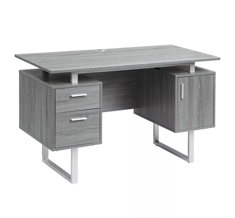Photo 1 of ***BOX 2OF2** INCOMPLETE SET Modern Office Desk with Storage - Techni Mobili
