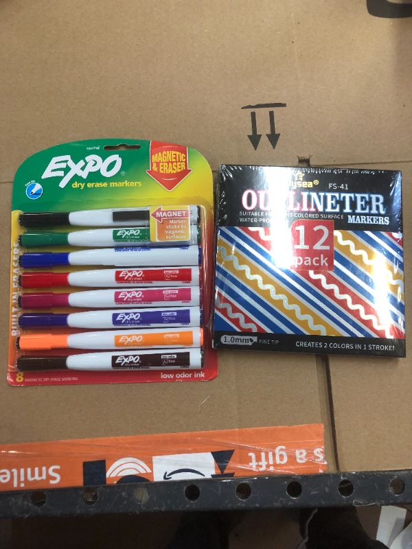 Photo 1 of EXPO DRY ERASE/ OUTLINETER MARKERS 