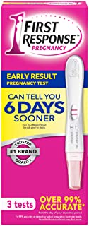 Photo 1 of 2 PACK First Response Early Result Pregnancy Test, 3 Tests (Packaging & Test Design May Vary) EXP 25 JAN 2023