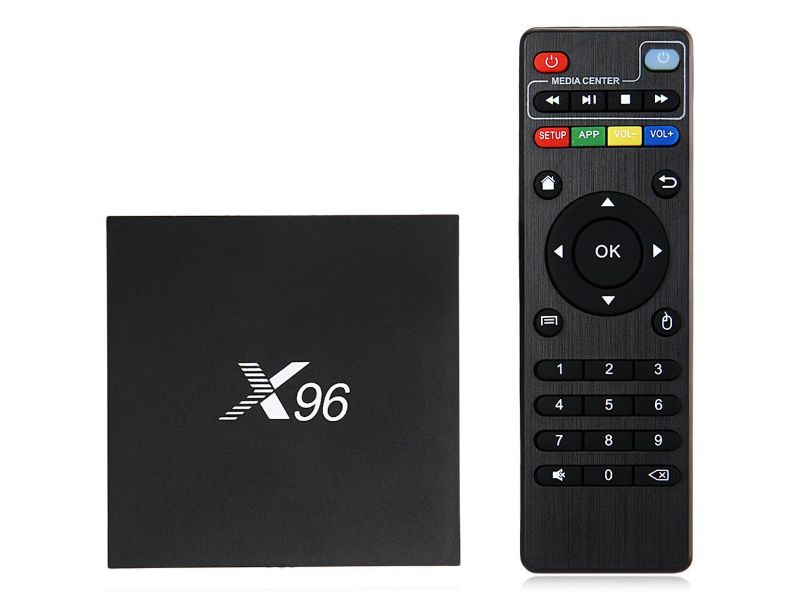 Photo 1 of X96 Amlogic S905X Quad Core Android 6.0 TV BOX 2G/16G KODI 16.1 4K Smart Android Tv Box PK M8s T95 Set Top Box X96
