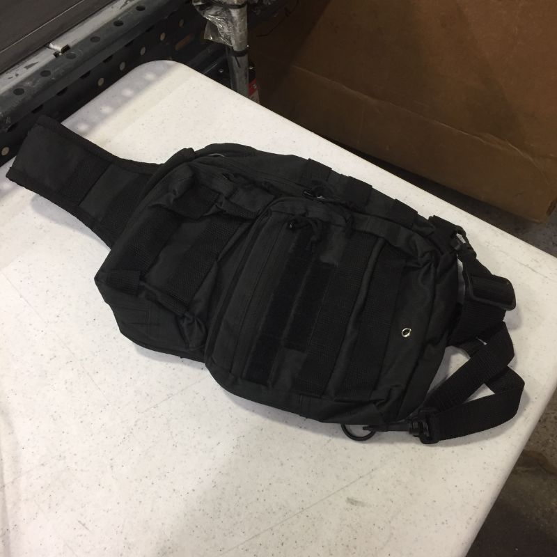 Photo 1 of 2 PACK, BLACK cargo mini one strap backpack 