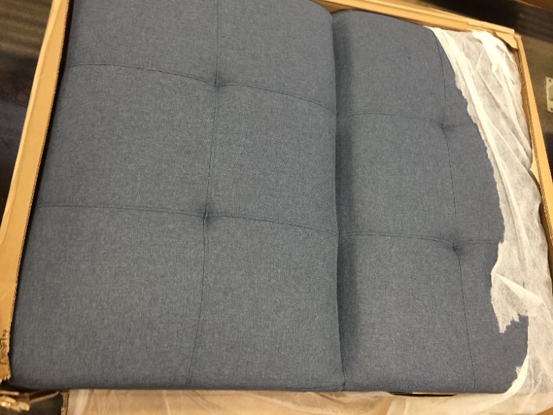 Photo 1 of DHP Andora Linen Coil Futon - Navy