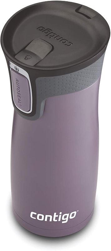 Photo 2 of Contigo Autoseal West Loop Vacuum-Insulated Stainless Steel Travel Mug, 16 Oz, Dark Plum
