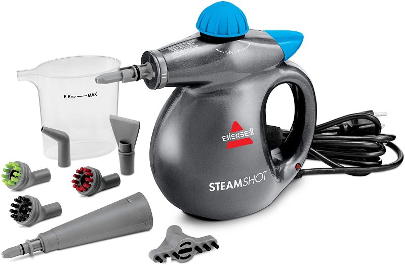 Photo 1 of BISSELL SteamShot Hard Surface Steam Cleaner with Natural Sanitization, Multi-Surface Tools Included to Remove Dirt, Grime, Grease, and More, 39N7V
