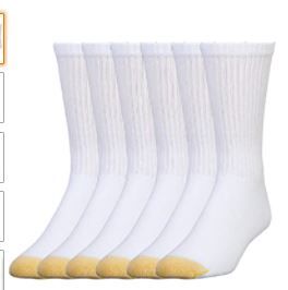 Photo 1 of Gold Toe Men's 656s Cotton Crew Athletic Socks, Multipairs 3 Pair size L
