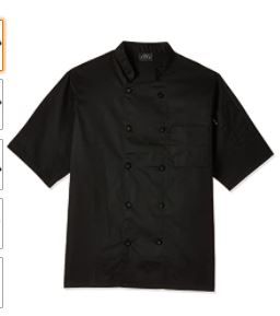 Photo 1 of Chef Code Men's Short Sleeve Unisex Classic Chef Coat size S
