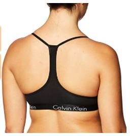 Photo 2 of Calvin Klein Women's Motive Cotton Lightly Lined Bralette size XS
