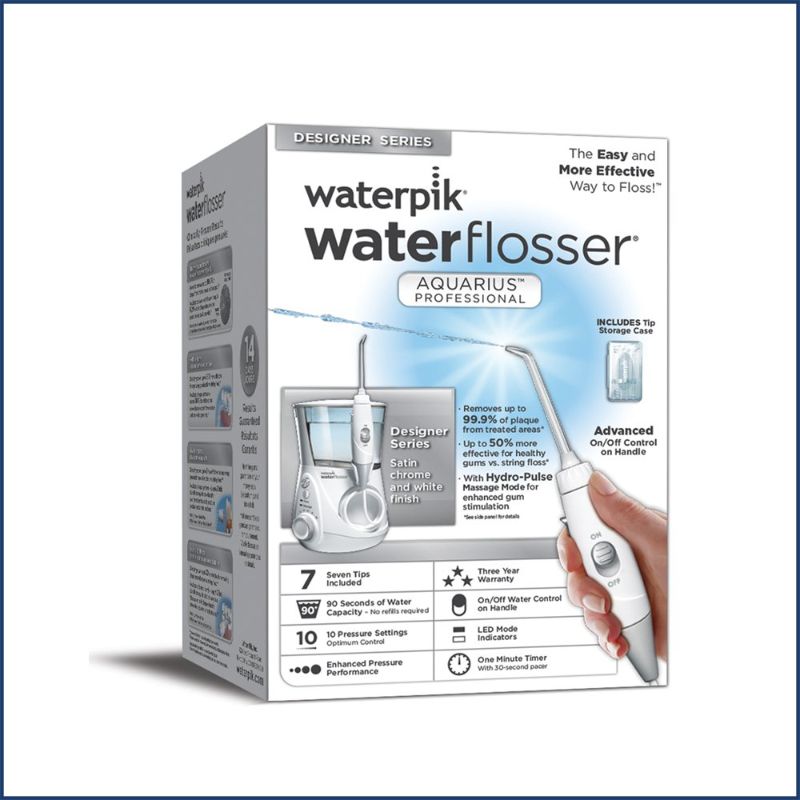 Photo 2 of Waterpik Aquarius Professional Water Flosser Designer Series, White, WP-670
