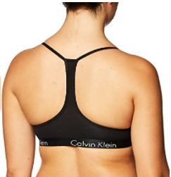 Photo 2 of Calvin Klein Women's Motive Cotton Lightly Lined Bralette size M
