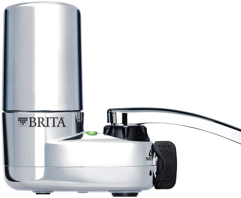 Photo 1 of Brita Basic Faucet Water Filter System, Chrome, 1 Count
