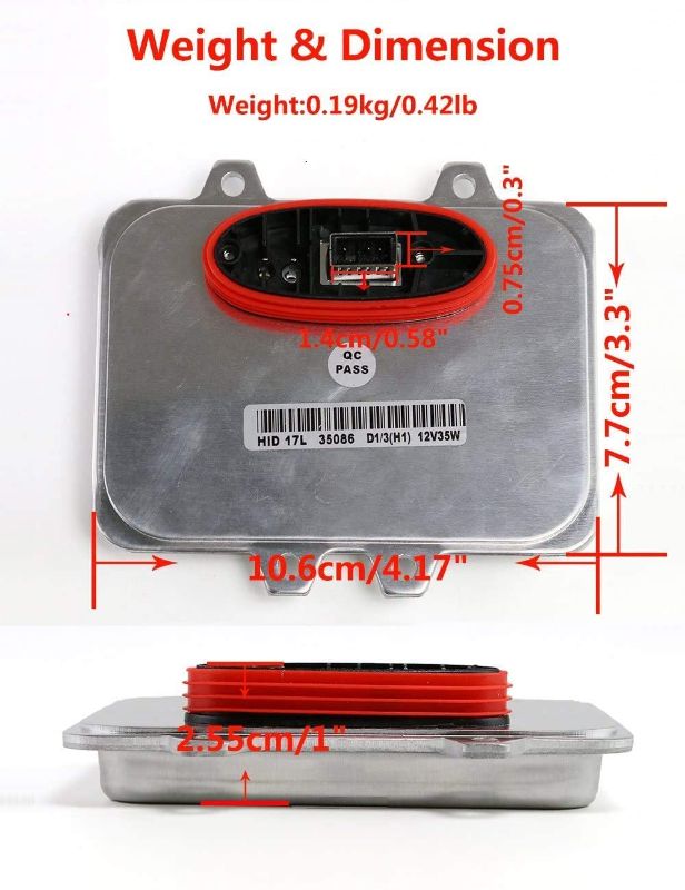 Photo 2 of 5DV 009 000-00 Xenon Headlight Ballast Control Unit with Fast Startup Safe Stability for 2007-2014 Cadillac Escalade 2006-2009 BMW E60
