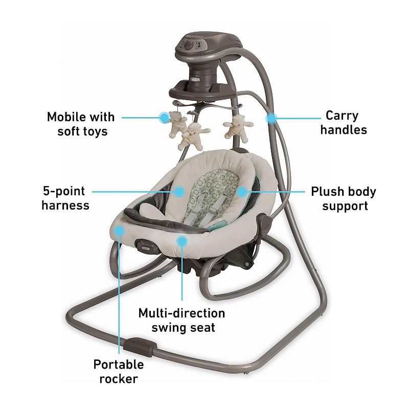 Photo 2 of Graco DuetSoothe Swing and Rocker
