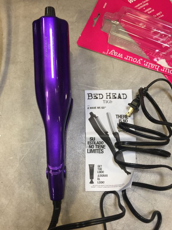 Photo 4 of Bed Head Tourmaline Ceramic Multi Hair Waver, Purple