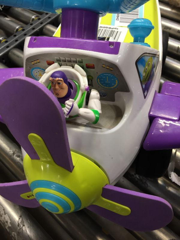 Photo 3 of Disney Pixar Toy Story 4 Lightyear Acitvity Plane Ride on Car Toy Lights Sounds
