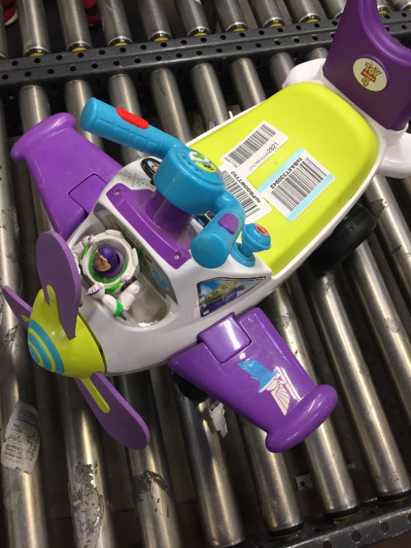 Photo 4 of Disney Pixar Toy Story 4 Lightyear Acitvity Plane Ride on Car Toy Lights Sounds
