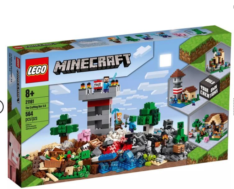 Photo 1 of LEGO Minecraft The Crafting Box 3.0 Minecraft Castle and Farm Building Set 21161
