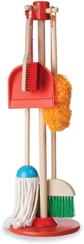 Photo 1 of Melissa & Doug Let's Play House Dust! Sweep! Mop! 6 Piece Pretend Play Set--Does not include top hook attachment 
