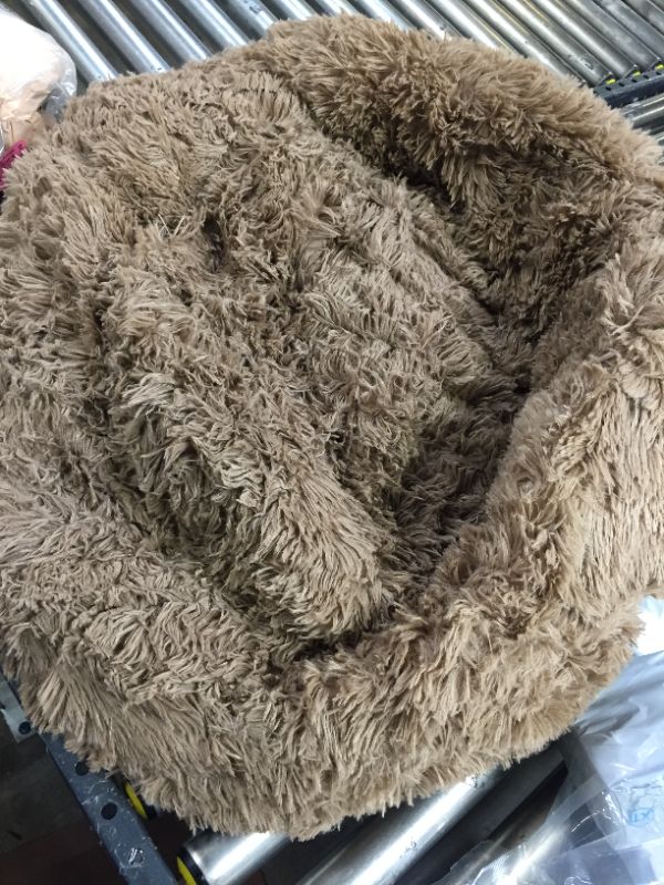 Photo 1 of Cozy Pet Beds for Medium Dogs and Cats - Ultra Calming Plush Donut Bed, Beanbag Style Ball Bed, Travel Dog Bed, and More (2 pack) 30 inch