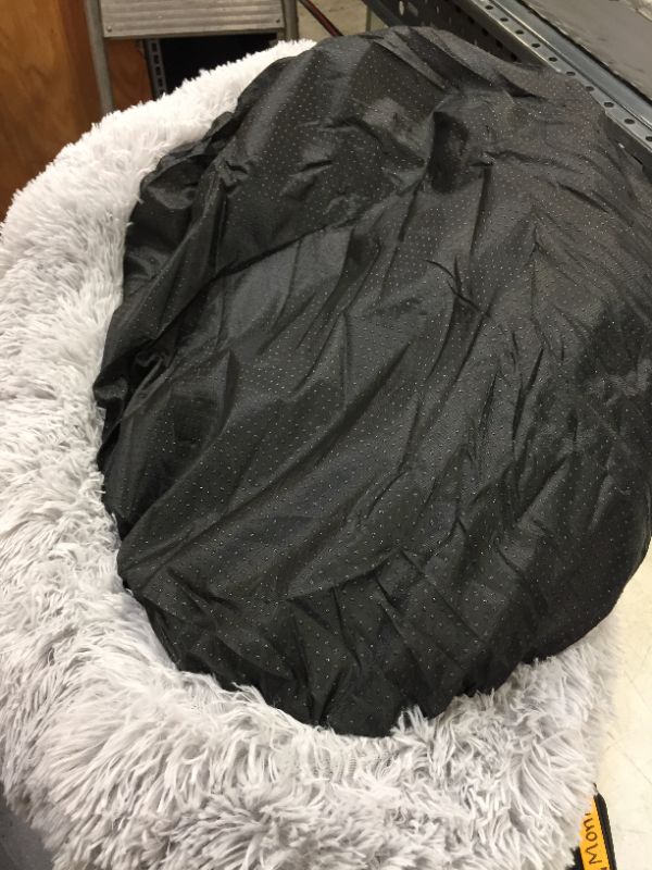 Photo 4 of Dog Bed Cat Bed- 30 inches Anti-Slip Faux Fur Donut Cuddler - Fits up to 45 lbs