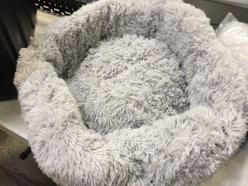 Photo 1 of Calming Dog Bed Cat Bed, Washable Round Dog Bed - 30 inches Anti-Slip Faux Fur Donut Cuddler Cat Bed for Medium Dogs - Fits up to 45 lbs - Waterproof Bottom (2 pack)