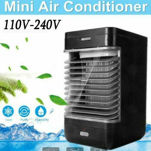 Photo 1 of Portable Mini Air Conditioner Water Cool Cooling Fan Artic Cooler Humidifier US
