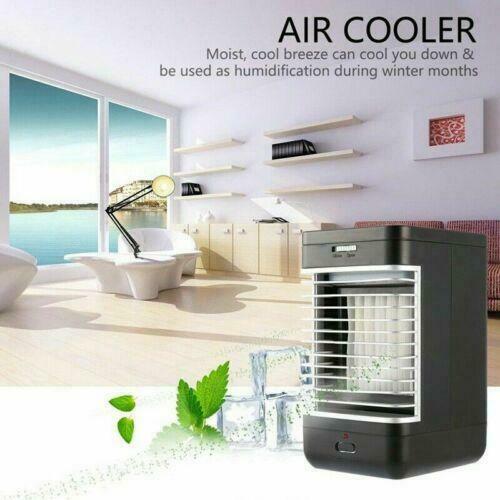 Photo 2 of 110-220V Portable Air Conditioner Mini Fan Humidifier System Wireless Cooler EU/US/UK For Home Office

