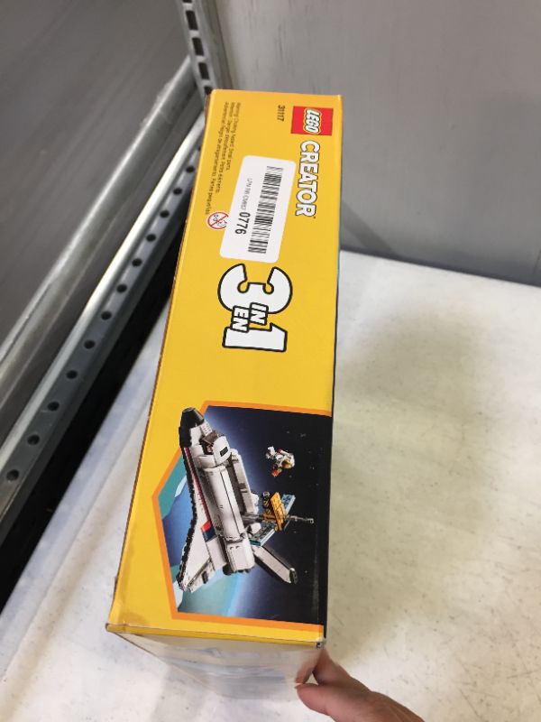 Photo 2 of LEGO Creator 3in1 Space Shuttle Adventure 31117 Building Kit; Cool Toys for Kids Who Love Rockets and Creative Fun; New 2021 (486 Pieces)
