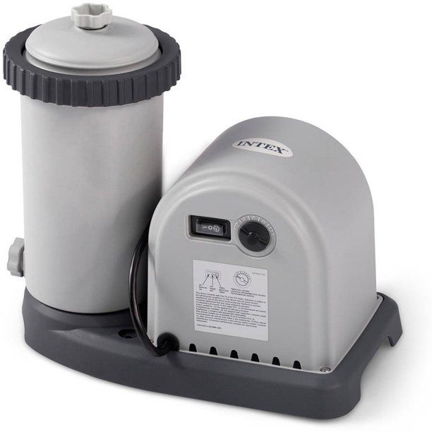 Photo 1 of Intex 28635EG Krystal Clear Cartridge Filter Pump for Above Ground Pools, 1500 GPH Pump Flow Rate, 110-120V with GFCI
