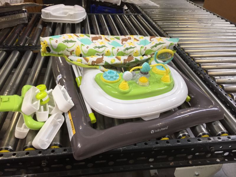 Photo 3 of Baby Trend 4.0 Activity Baby Walker with Removable Toy Tray, Dino Buddies - Unisex
