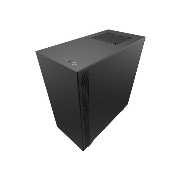 Photo 1 of NZXT CA-H510B-BR Compact Mid-Tower Case Tempered Glass Matte Black/Red H510