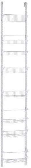 Photo 1 of ClosetMaid 8 Tier Over-the-Door Adjustable Wire Rack White