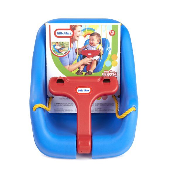 Photo 1 of Little Tikes 2 -in- 1 Snug 'n Secure Grow With Me Swing - Blue