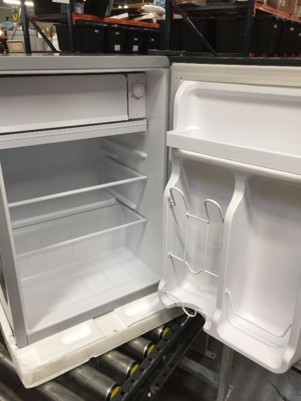 Photo 3 of BLACK+DECKER 2.5 cu. ft. Mini Fridge in Silver