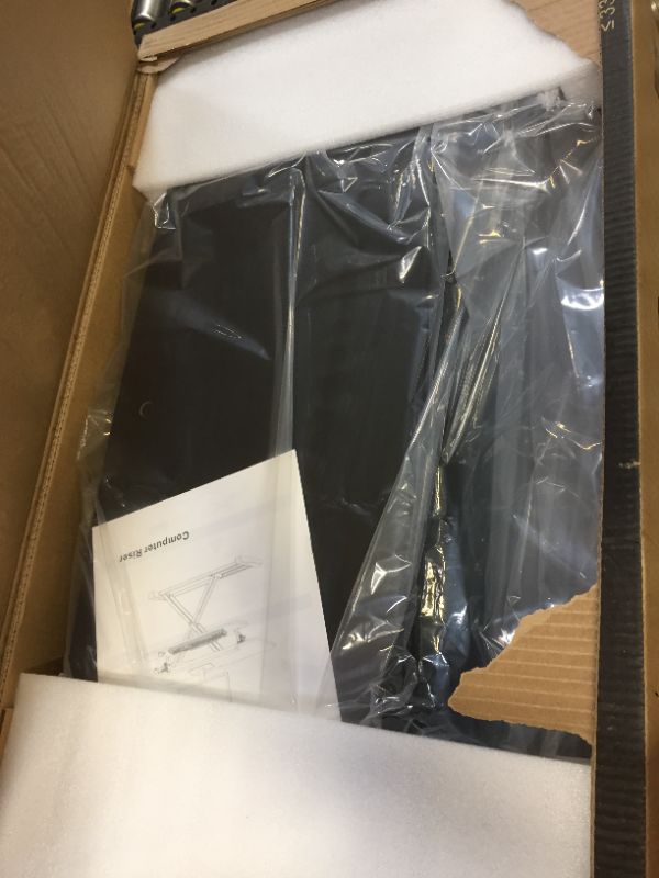 Photo 1 of FlexiSpot AlcoveRiser Sit-To-Stand Desk Converter, 35"W, Black