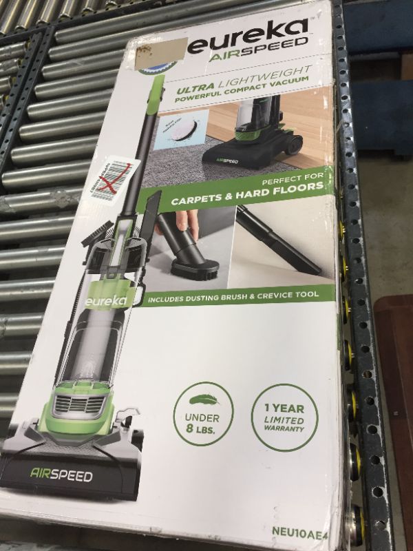 Photo 2 of Eureka Airspeed Ultra-Lightweight Compact Bagless Upright Vacuum Cleaner, Replacement Filter, Green