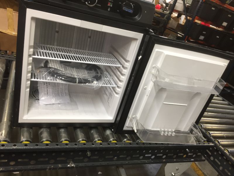 Photo 4 of Smad Propane Refrigerator 1.4 Cu.Ft, 3 Way Mini Fridge, 12 V/110V/LPG Gas, Small Compact Refrigerator for RV, Truck, Camping, Motorhome, Off-Grid Cabin, Black