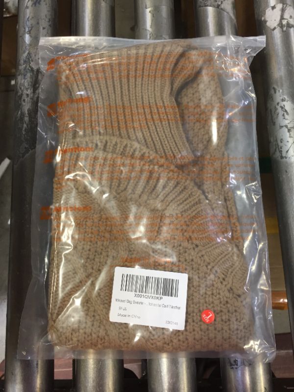 Photo 1 of 2 Pack Mihachi Dog Sweater - Winter Coat Apparel Classic Cable Knit Clothes for Cold Weather Large
