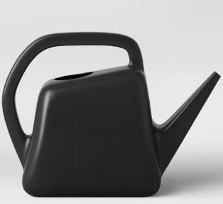 Photo 1 of 1gal Novelty Watering Can Black - Room Essentials™