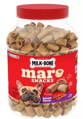 Photo 1 of 2 Pack 4 total Best by Nov 28 2021 Milk-Bone MaroSnacks Bacon Flavor Dog Treats - 40oz